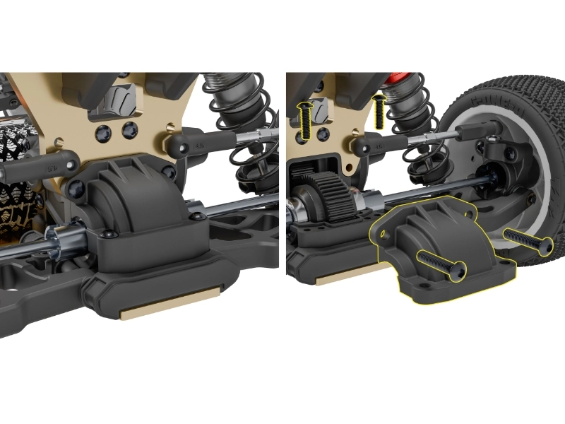 2WD 1/10 Xmid buggy kit
