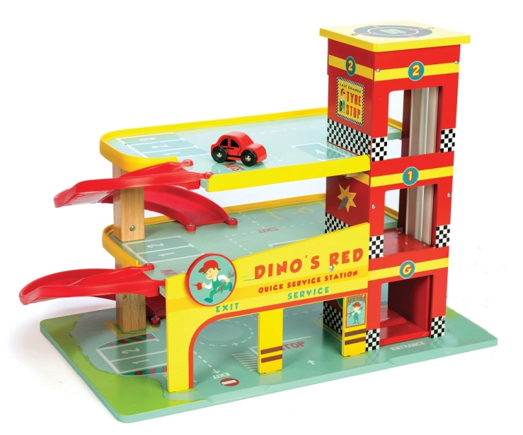 Le Toy Van Garage Dino's Red