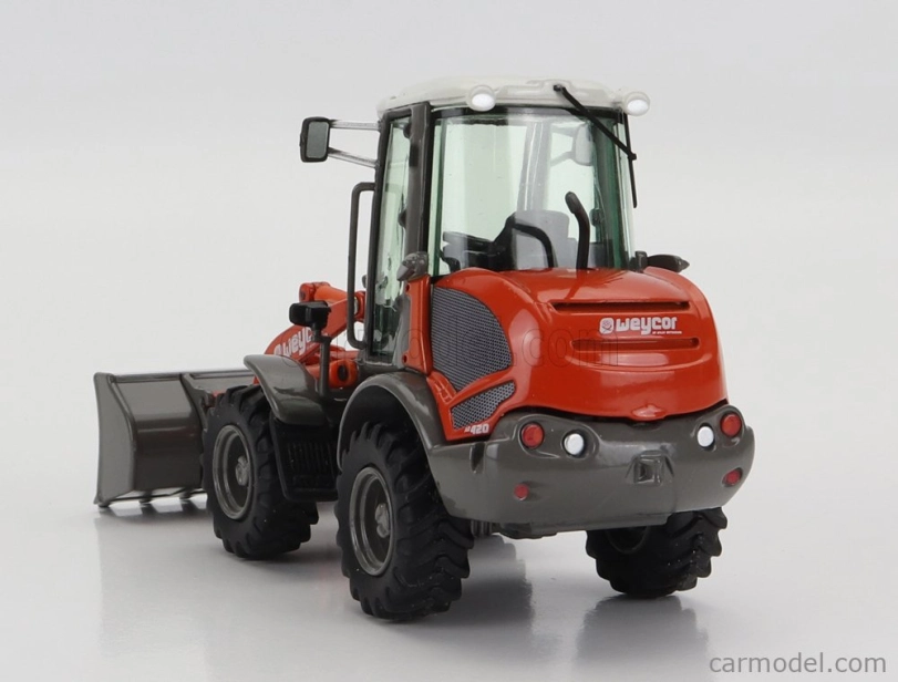 Nzg Weycor Ar420 Ruspa Gommata - Scraper Tractor Wheel Loader 1:50 Oranžově Šedá