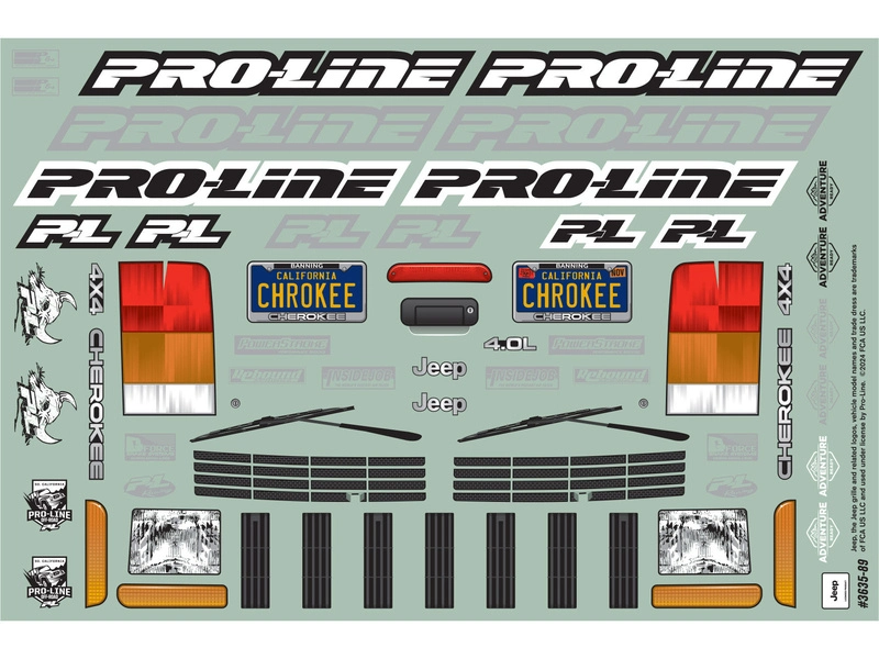 Pro-Line karosérie 1:10 2001 Jeep Cherokee (Crawler 313mm)