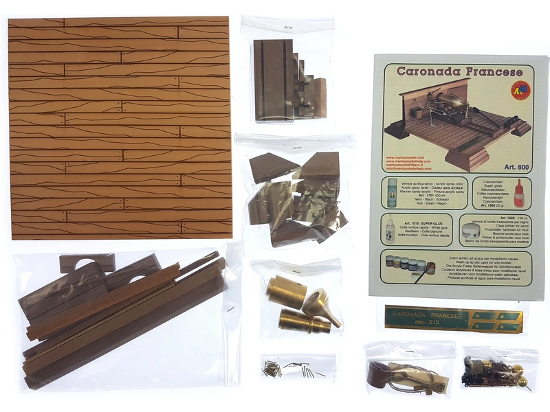 Mantua Model Francouzský kanón 1:17 kit
