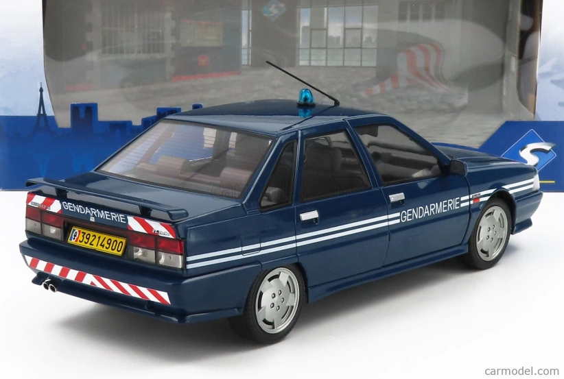 Solido Renault R21 Turbo Gendarmerie 1992 1:18 Modrá