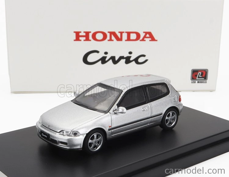 Lcd-model Honda Civic Eg6 Vtec 1993 1:64 Silver