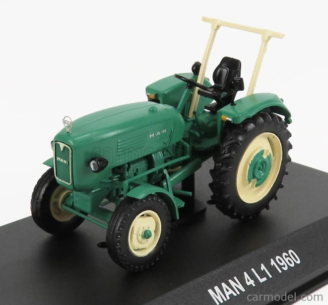 Edicola MAN 4l1 Tractor 1960 - Con Vetrina - S vitrínou 1:43 zelená