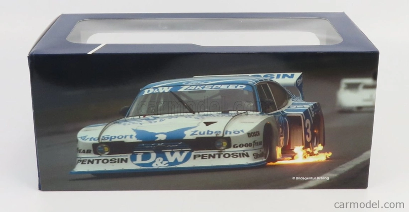 Werk83 Ford england Capri Turbo Gr.5 Zakspeed N 3 Drm 1982 Klaus Niedzwiedz 1:18 Biela Modrá