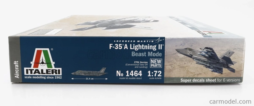 Italeri Lockheed martin F-35 A Lighting Ii Military Airplane 2011 1:72 /
