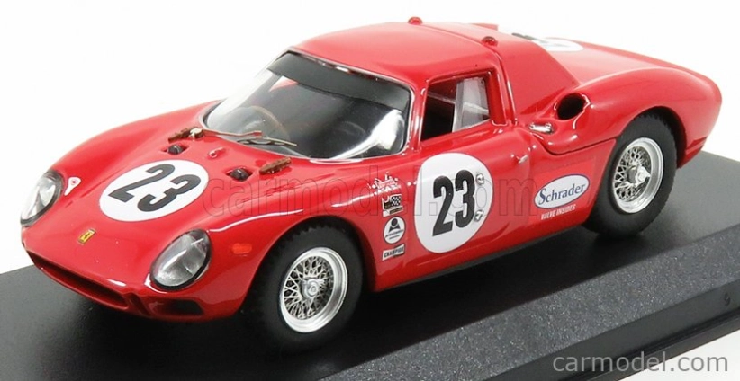 Najlepší model Ferrari 250lm Coupe N 23 24h Daytona 1966 Konig - Clarke - Hurt 1:43 Red