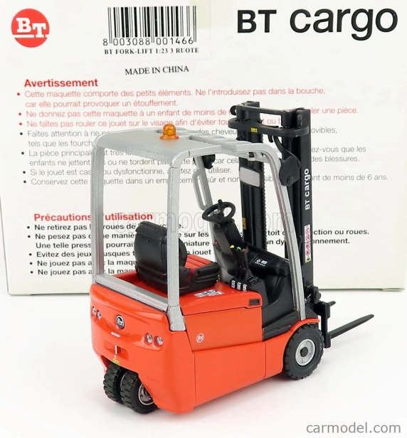Ros-model Bt cargo B316 Carrello Elevatore Verticale - Vertical Order Picker 3 Wheels 1:23 Černá Oranžová