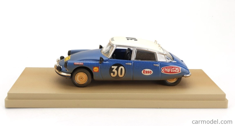 Rio-models Citroen Ds19 (dirty And Night Version) N 30 Rally East African Safari 1965 Bob Neyret - Jacques Terramorsi 1:43 Modrá Bílá