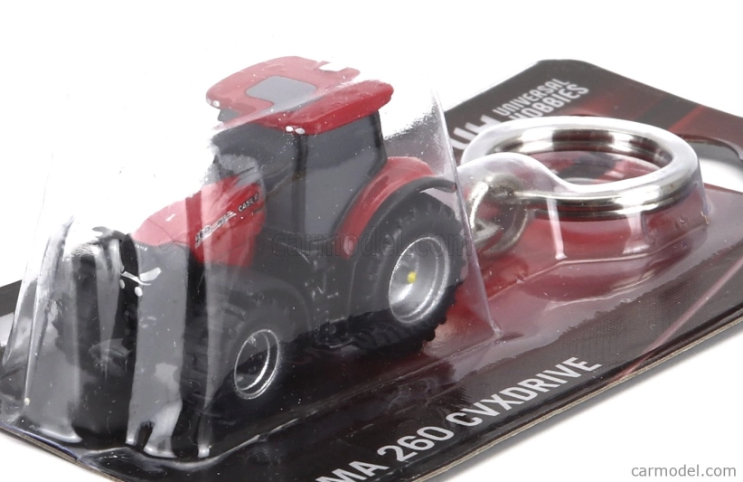 Universal hobbies Case-ih Portachiavi - Keyring Puma 260 Cvx Drive Tractor 2022 - Cm. 4.0 1:87 Červená Černá