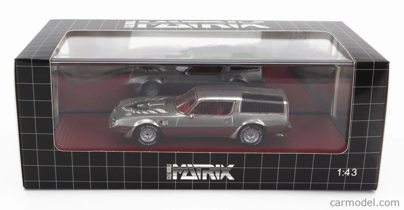 Matrix modely v mierke 1:43 Pontiac Firebird Trans Am Sb Concept 1979 Silver