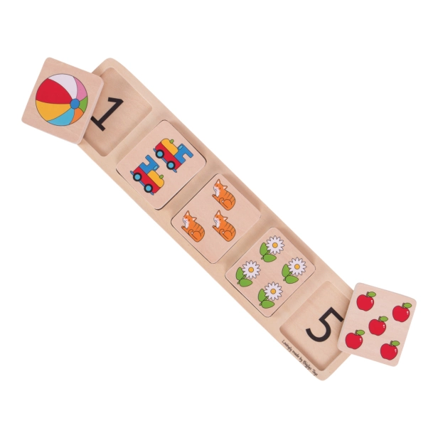 Bigjigs Toys Vkladacie počítacie puzzle
