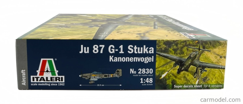 Italeri Junkers Ju-87b Airplane Stuka Kanonenvogel Military 1935 1:48 /