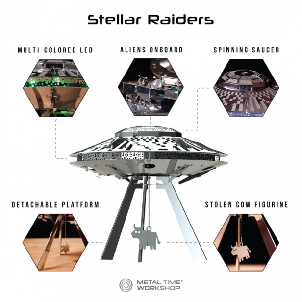 Ocelová stavebnice Stellar Raiders