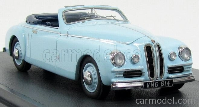 Modely v mierke Matrix Bristol 400 Dhc by Pininfarina Cabriolet 1948 1:43 Light Blue