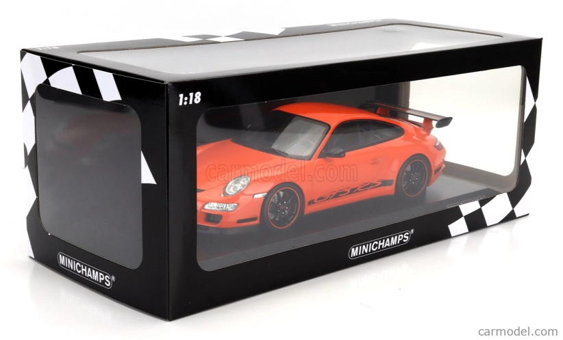Minichamps Porsche 911 997 Gt3 Rs Coupe 2007 1:18 oranžová