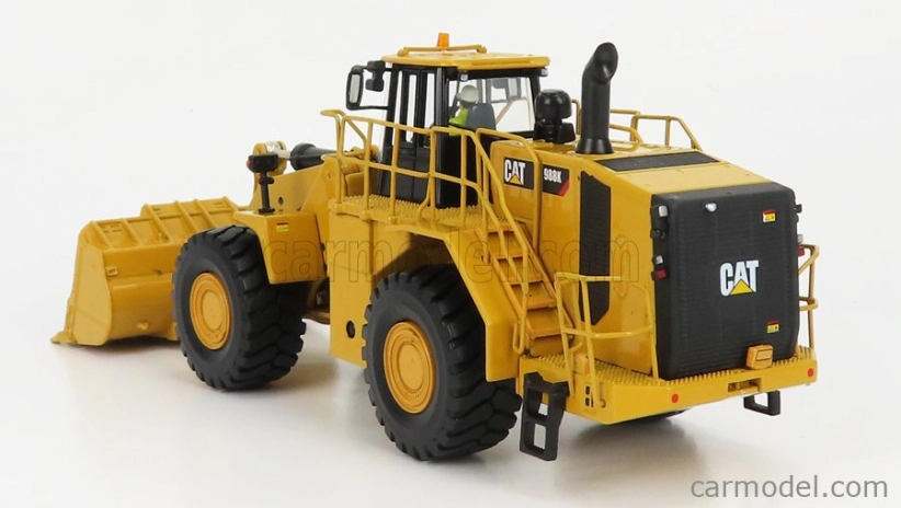 Dm-models Caterpillar Cat988k Ruspa Gommata - škrabací traktor - kolesový nakladač 1:50 žltá čierna