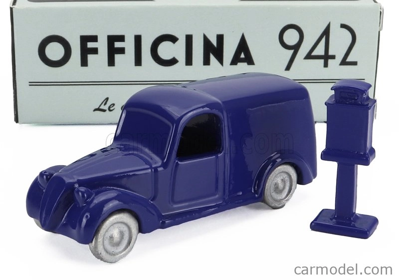 Officina-942 Fiat 508 C/1100 Van Furgone Viberti Posta Aerea 1938 1:76 Blue
