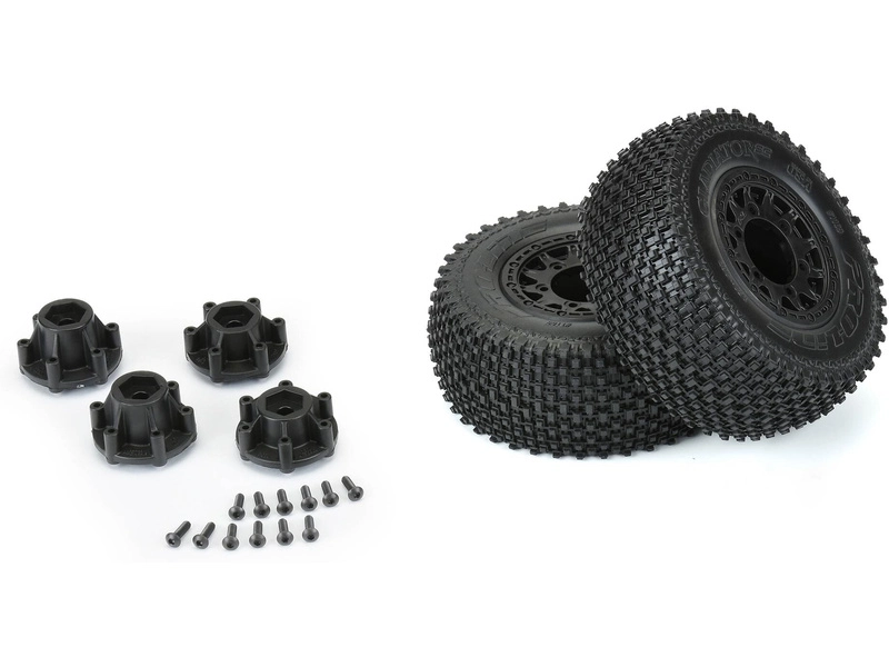 Pro-Line kolo 2.2/3.0", pneu Gladiator M2, disk Raid H12 černý (2)