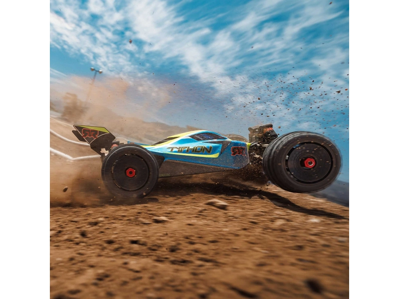 RC auto Arrma 1/8 Typhon 223S BLX 4WD RTR DSC, červená