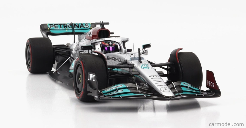 Minichamps Mercedes gp F1 W13e Mercedes-amg Petronas F1 N 63 1:18, stříbrná