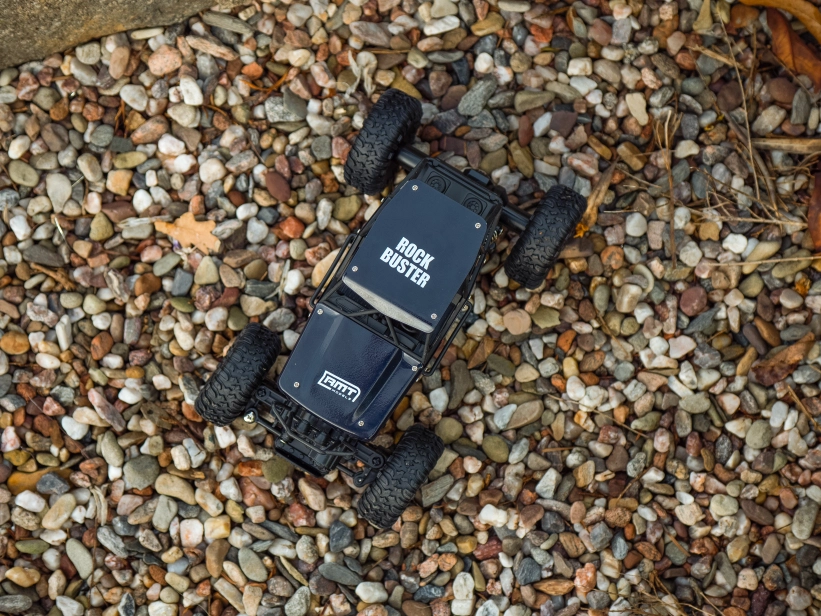 RC auto RMT Rock Buster, modrá + náhradná batéria