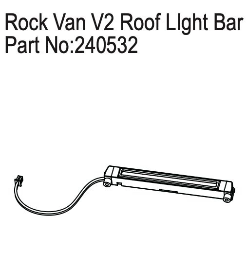 HBP240532 - Roof LIght Bar for Rock Van V2