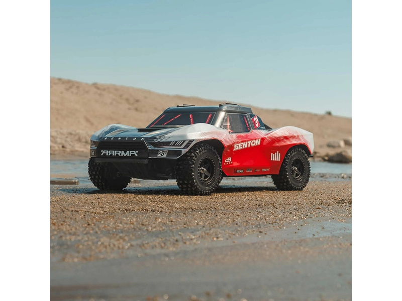 RC auto Arrma Senton 223S BLX 4WD 1:10 RTR DSC, červené