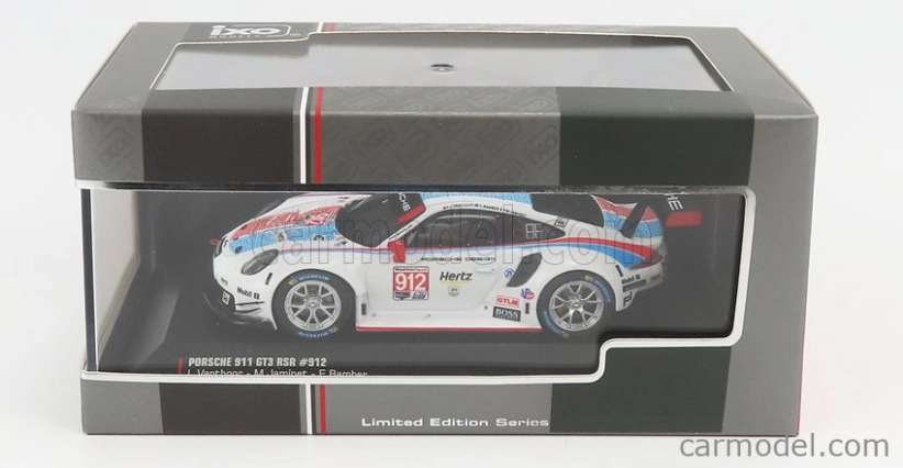 Ixo-models Porsche 911 991 Rsr Porsche Gt Team N 912 3rd Gtlm Class 24h Daytona 2019 Bamber - Jaminet - Vanthoor 1:43 Biela