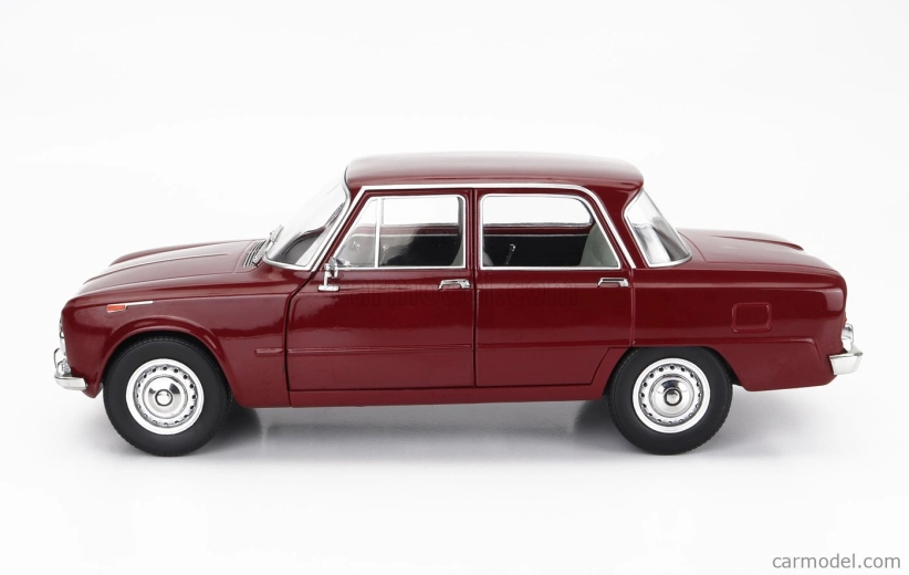 Mitica-diecast Alfa romeo Giulia 1.6 Ti 1962 1:18 Rosso Amaranto - Tmavo červená
