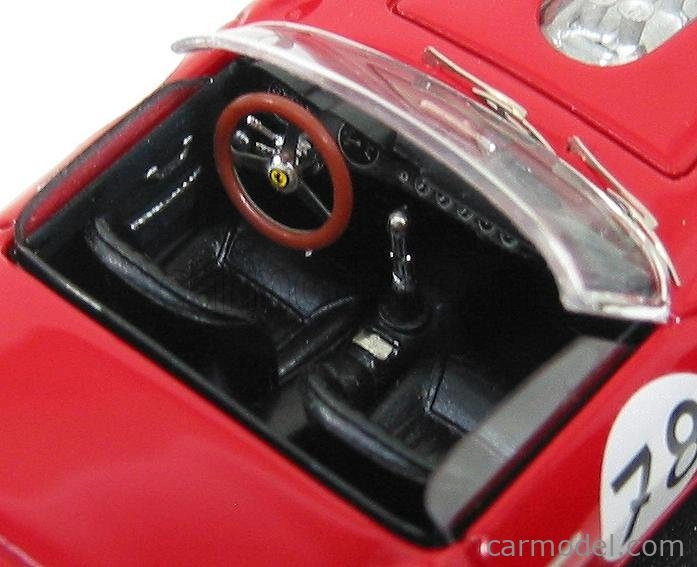Art-model Ferrari 250 California N 78 Nurburgring 1960 P.gerini 1:43 Červená