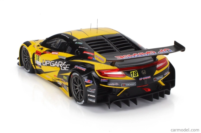 Truescale Honda Nsx Gt3 Evo22 Team Upgarage N 18 Gt300 Class Super Gt 2023 Takashi Kobayashi - Syun Koide 1:18 Žlutá Černá