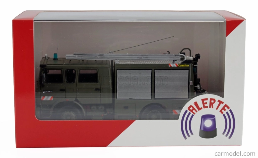 Alerte Renault G230 Phase Ii Tanker Truck Camiva Fpt Armee De L'air 1991 1:43 Vojenská zelená