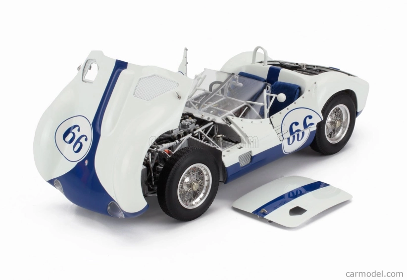 Cmc Maserati Tipo 61 2.9l S4 Spider Birdcage N 66 Winner Castle Rock Colorado Scca 1960 Jim Hall 1:18 Bílá Modrá