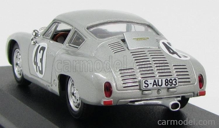 Best-model Porsche 1600gs Abarth N 43 Sebring 1963 E.barth 1:43 Silver