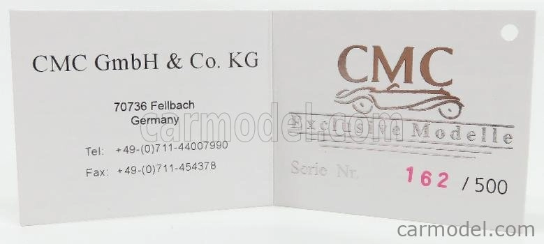 Cmc Bugatti T35 N 16 Nation Colour Project Monaco 1924 1:18 červená biela