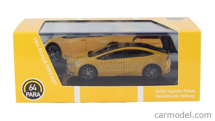 Paragon-models Toyota Prius Lhd 2025 1:64 žltá