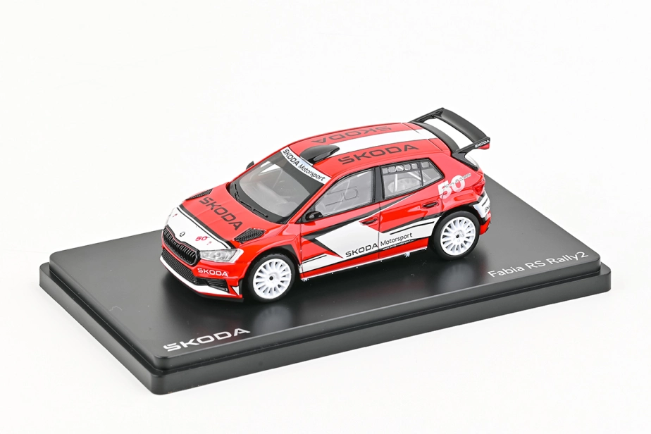 Abrex Škoda Fabia IV RS Rally2 (2022) 1:43 - Škoda Motorsport Design 2024 200RS