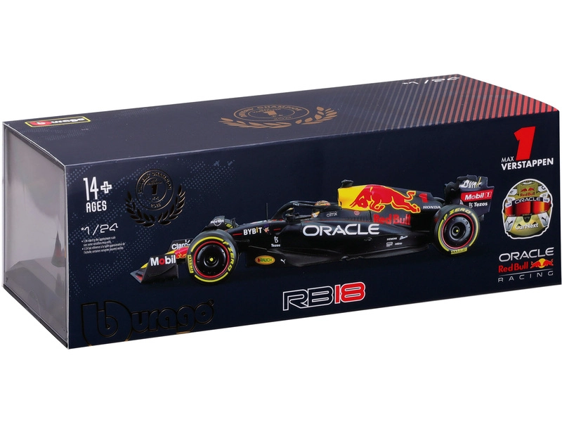Bburago Red bull F1 Rb18 Team Oracle Red Bull Racing N 1 1:24, tmavě modrá