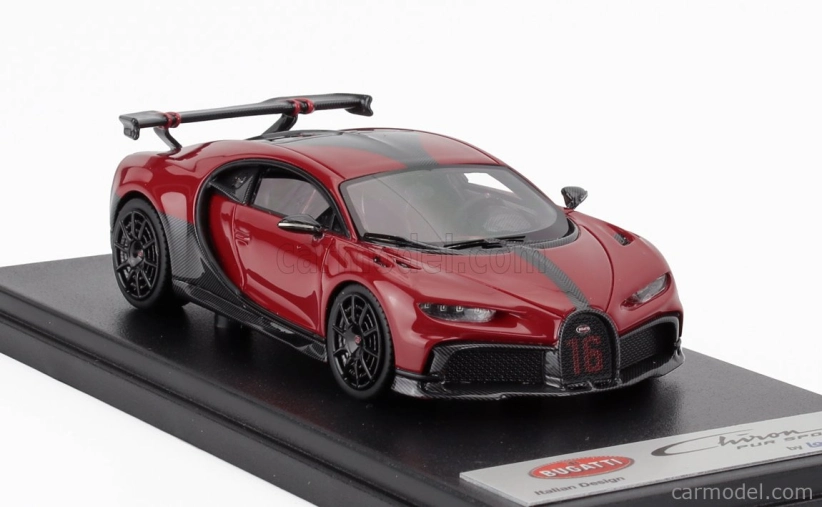 Looksmart Bugatti Chiron Pur Sport N 16 2020 1:43 Italská Červená