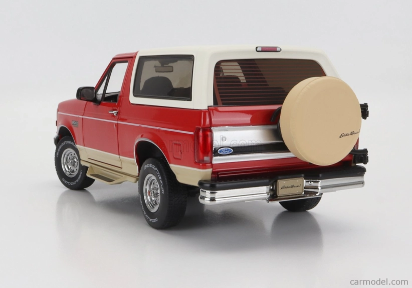 Greenlight Ford usa Bronco 1994 - Eddie Bauer Edition 1:18 Červená Zlatá Bílá