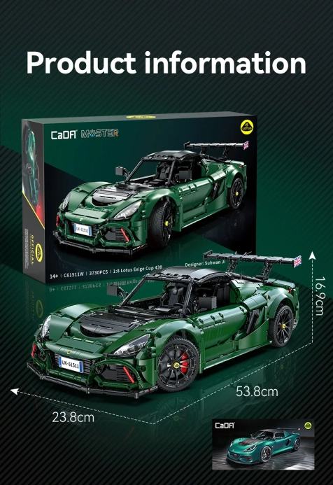 Stavebnice Lotus Exige Cup 430