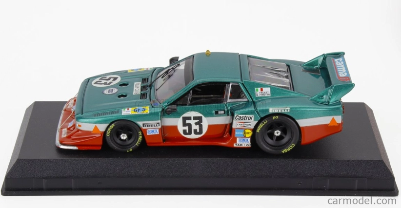Best-model Lancia Beta Montecarlo Turbo Team Lancia Corse N 53 24h Le Mans 1980 Carlo Facetti - Martino Finotto 1:43 Zelená Červená