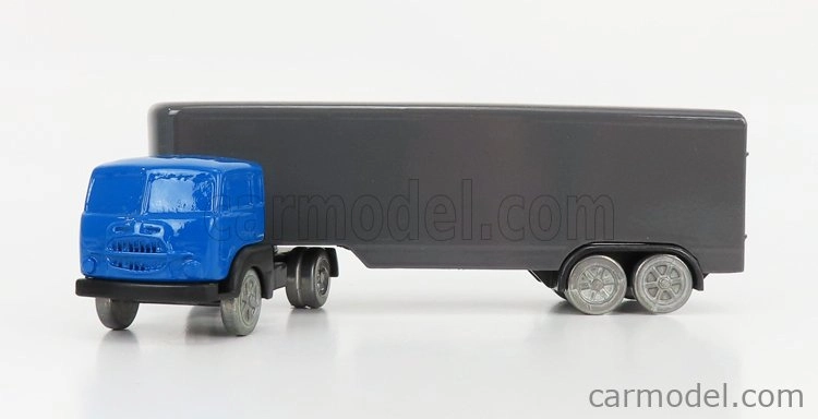 Officina-942 Fiat 682 T2 Truck Semirimorchio Furgonato 1955 1:76 Modrá strieborná