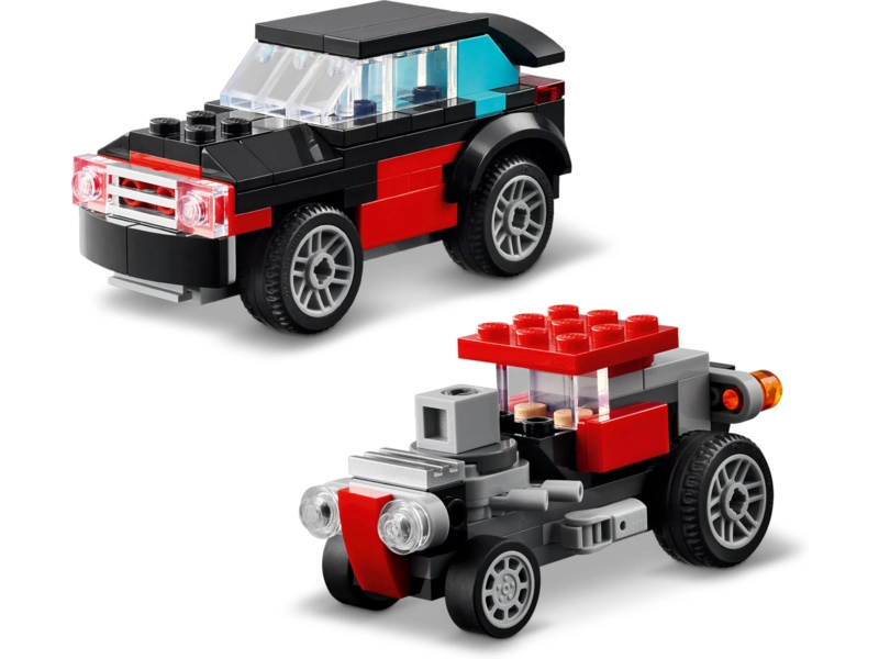 LEGO Creator - Nákladné auto s plošinou a vrtuľník