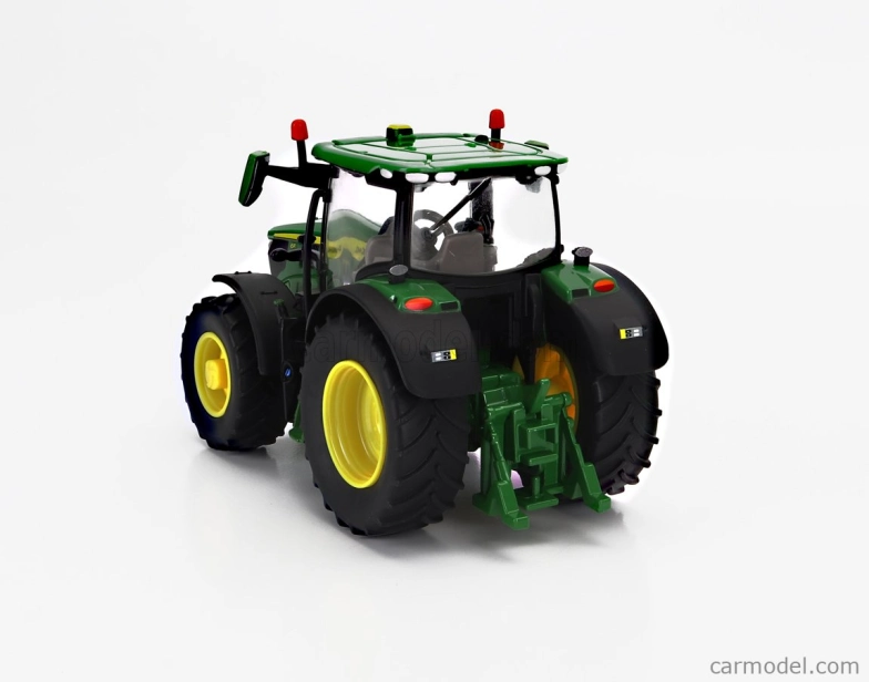 Britains John deere 6r 185 Tractor 2022 1:32 Zelená Žlutá