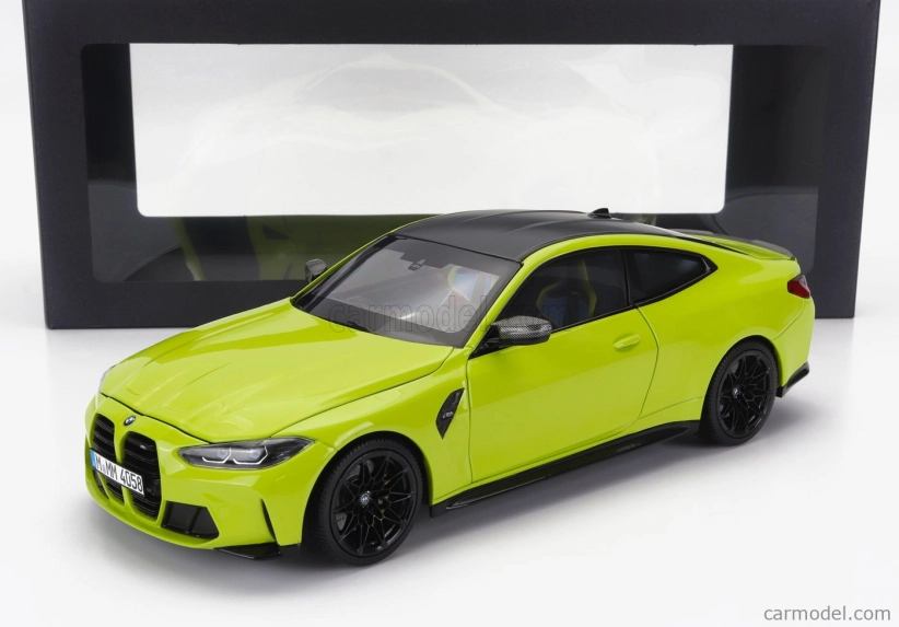 Minichamps BMW radu 4 M4 (g82) 2020 1:18 žltá čierna