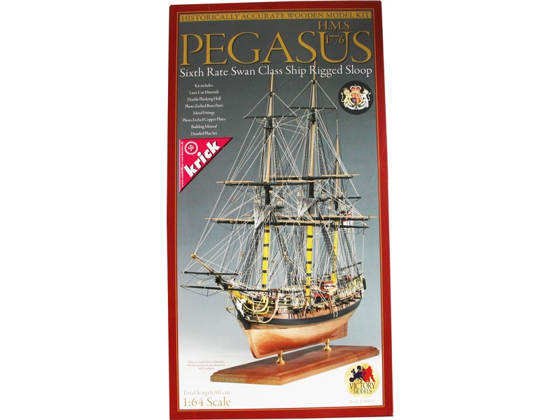 VICTORY MODELS H.M.S. Pegasus 1776 1:64 kit
