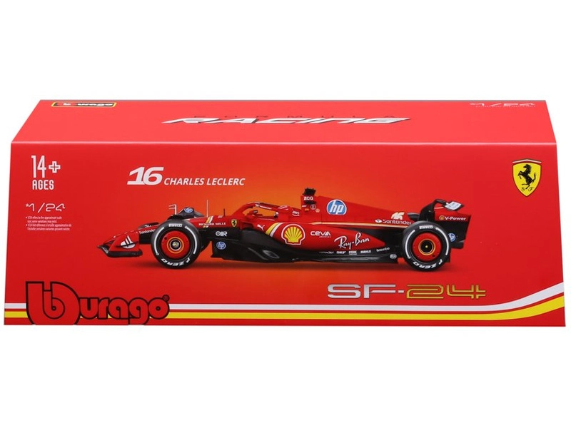 Bburago Ferrari SF-24 (2024) 1:24 #16 Leclerc (harcase)