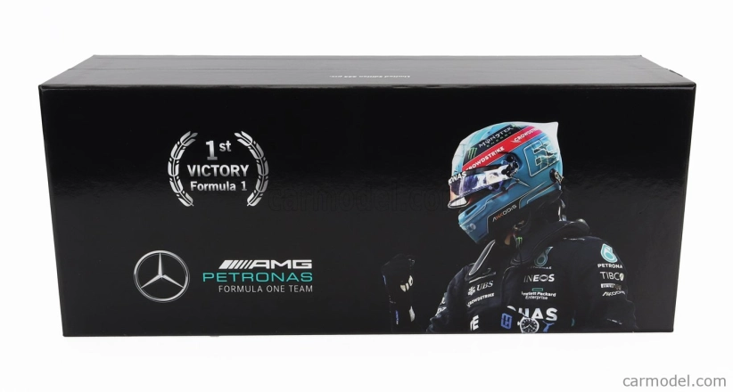 Minichamps Mercedes gp F1 W13e Mercedes-amg Petronas F1 N 63 1:18, stříbrná